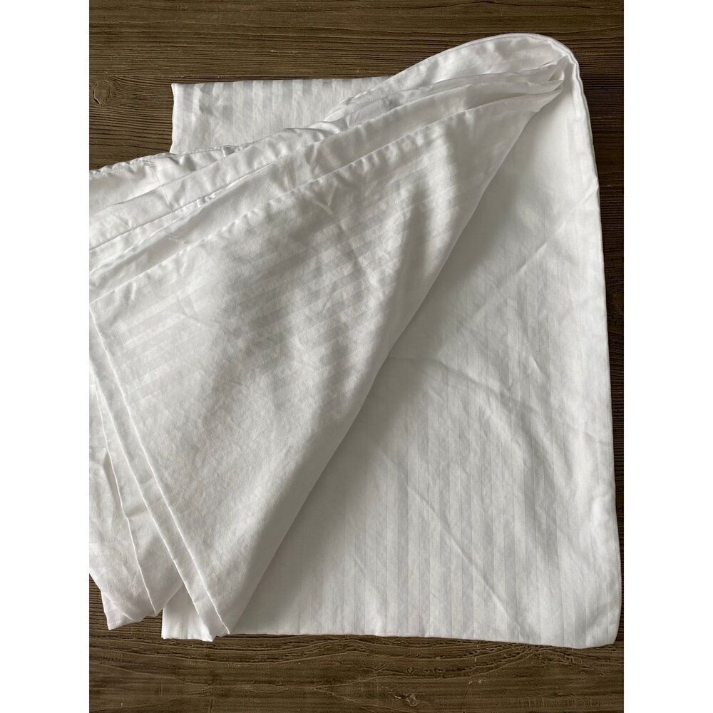 Fieldcrest Dolby Striped Double Stitched Detail Bed Pillowcase Set